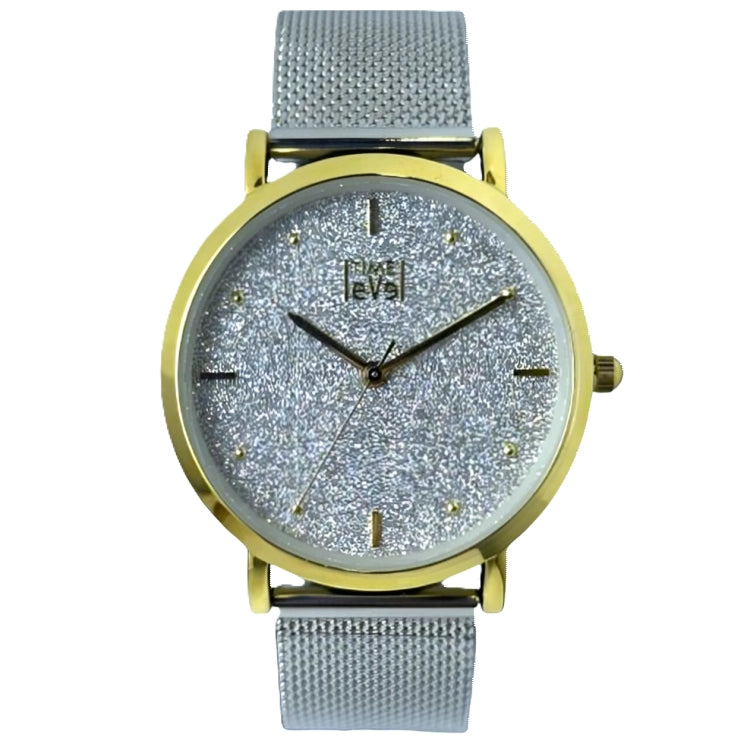 Time Level The Glittering Mesh Timepiece